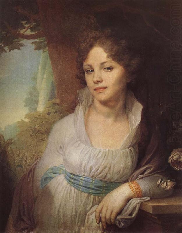 Vladimir Borovikovsky Portrait of Maria Lopoukhina oil painting picture